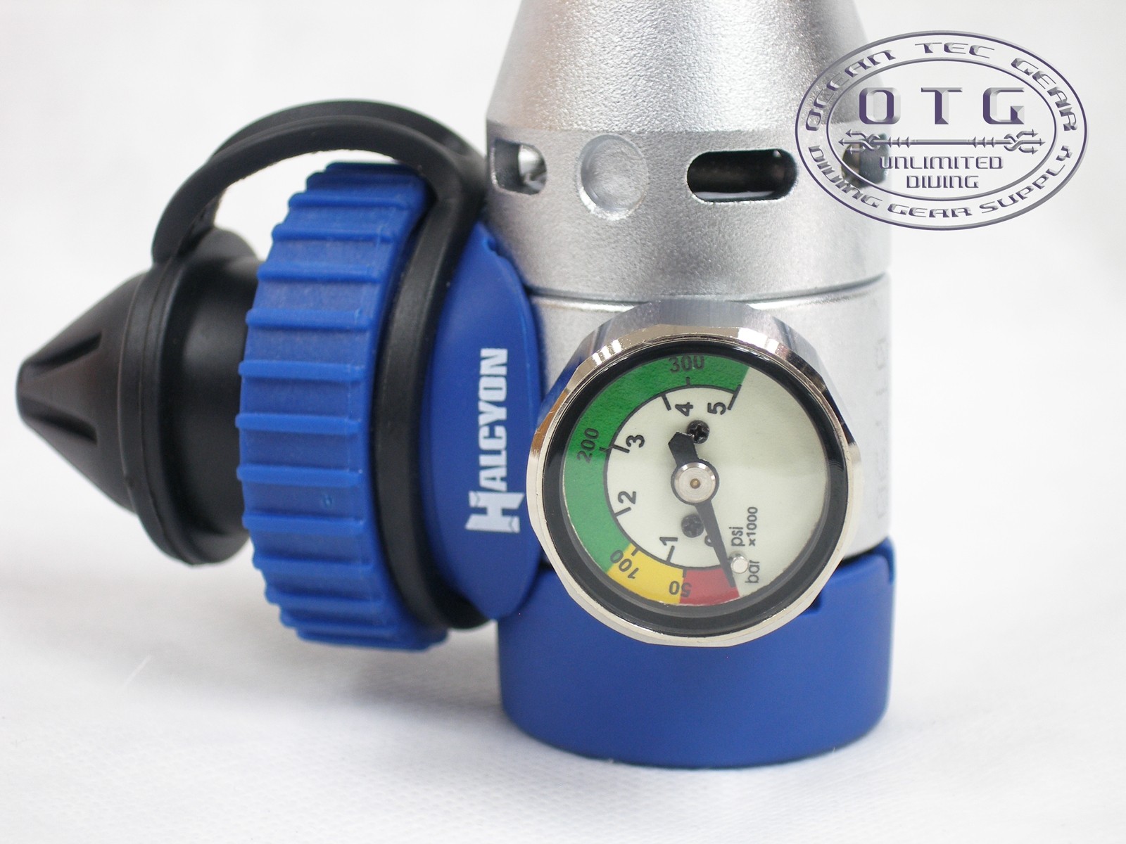Bar/PSI/Nitrox #OG-23 OTG Scuba Diving Pony Bottle Pressure Gauge Mini SPG 