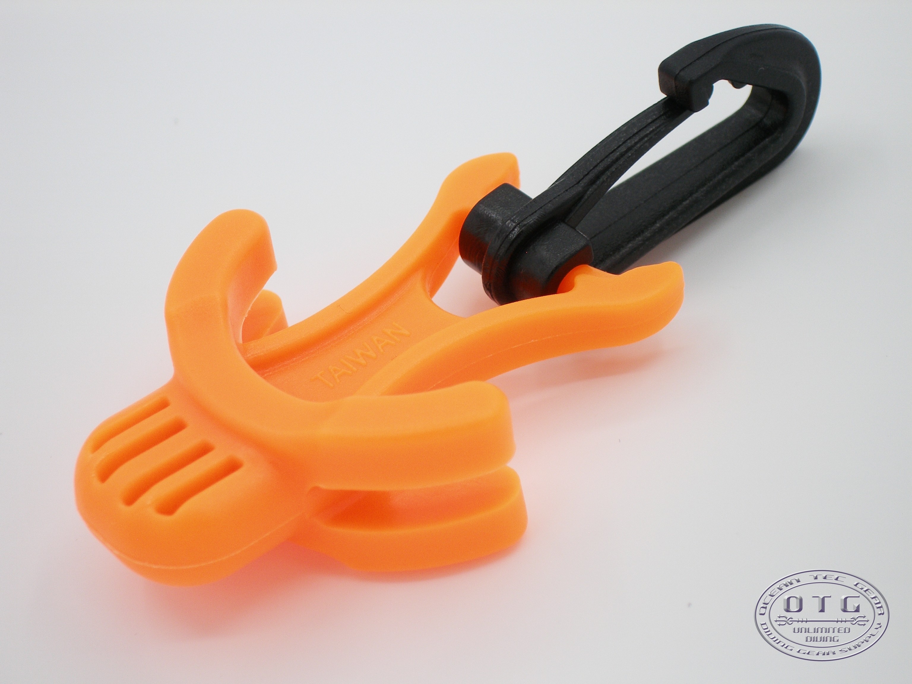 Orange Scuba Choice Scuba Diving Octopus holder Fits Standard Mouthpiece