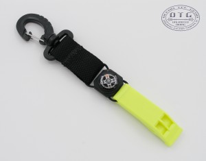 OTG Scuba Diving Safety Whistle with Mini Compass #OG-185YL