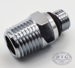 OTG Scuba Diving Male 3/8"-24 to Male 1/4" NPT Adapter #OG-257