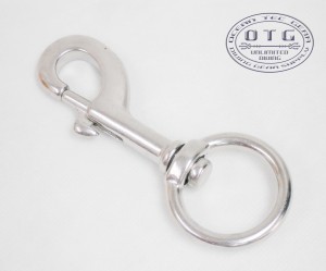 OTG Scuba Diving 316 Stainless Steel 4.75 inch Swivel Eye Bolt Snap #OG-75