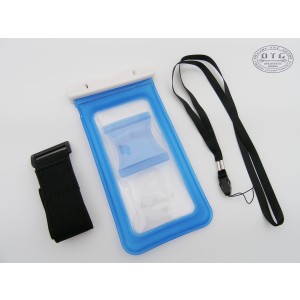 OTG Waterproof Pouch for Smart Phone (Blue) #OG-154BL