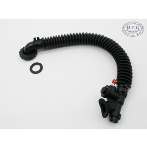 OTG Technical Scuba Diving Oval Corrugated Hose with Elbow & Power Inflator Assembly #OG-183