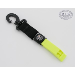 OTG Scuba Diving Safety Whistle with Mini Compass #OG-185YL