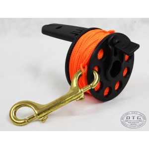 OTG Scuba Diving 167 feet Finger Spool Reel with Handle #OG-199