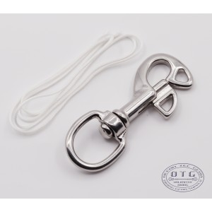 OTG Scuba Diving 316 Stainless Steel Butterfly Swivel Eye Bolt Snap (95mm / 3.75 inch) #OG-226