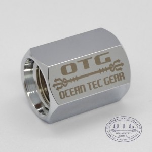 OTG Scuba Diving Female 3/8"-24 to Female 3/8"-24 Adapter #OG-255