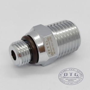 OTG Scuba Diving Male 3/8"-24 to Male 1/4" NPT Adapter #OG-257