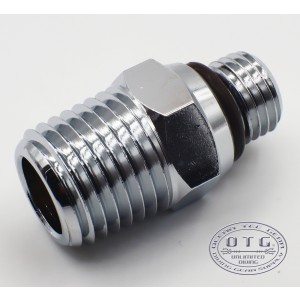 OTG Scuba Diving Male 3/8"-24 to Male 1/4" NPT Adapter #OG-257